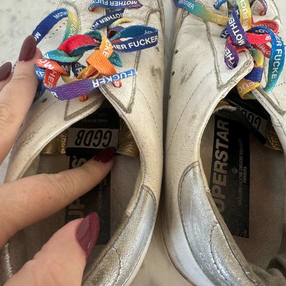 Preloved Golden Goose Metallic Sneakers - Picture 7 of 13
